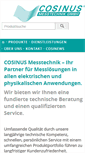 Mobile Screenshot of cosinus.de