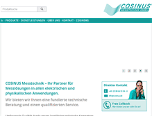 Tablet Screenshot of cosinus.de