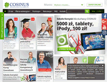 Tablet Screenshot of cosinus.pl